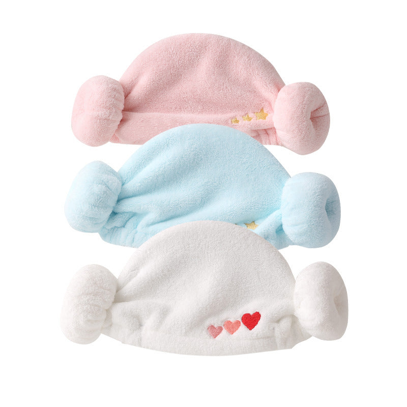 Light Rain Type a Children's Hair Drying Cap, Baby Head Wrap, Original Horn-Shaped Hat, Direct from the Source Factory, Can Be Shipped on Behalf of Others and C - image 5