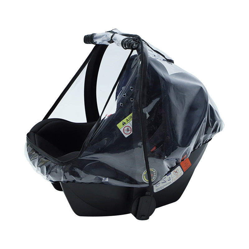 Factory direct EVA transparent baby seat rain cover baby stroller baby carrier rain cover dust cover - image 5