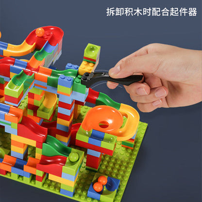Small Particle Versatile Slide Track Building Blocks, Ball Track Educational Assembly DIY Toys Wholesale for 3-6 Year Old Boys and Girls, Cross-Border - image 4