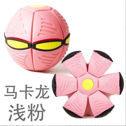 Thickened Flying Saucer Ball, Elastic Stepping Ball, Stress-Relief Toy, New Flying Disc, Foot-Stepping Deformation, Glowing Parent-Child Interactive Toy - image 5