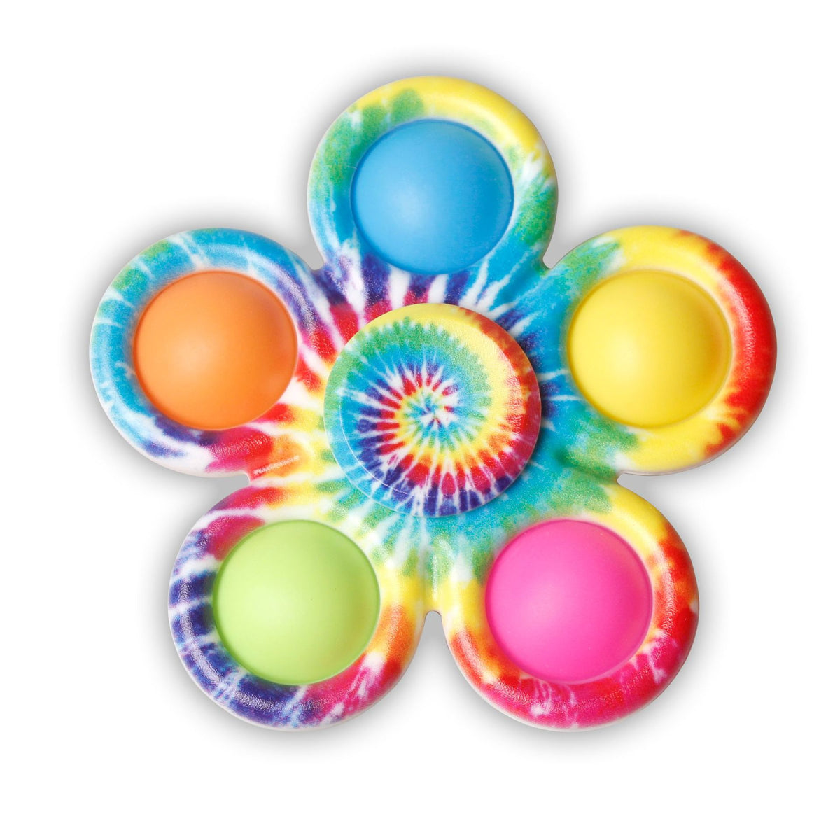 Fidget Pop Spinner Fingertip Spinner Bubble Music Uv Color Printed Finger Spinner Decompression Toy - image 2