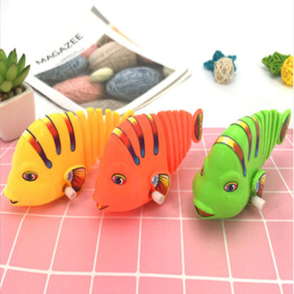 Chain fish spring swing cartoon fish colorful chain swing fish chain toy fish stall toys wholesale - image 2