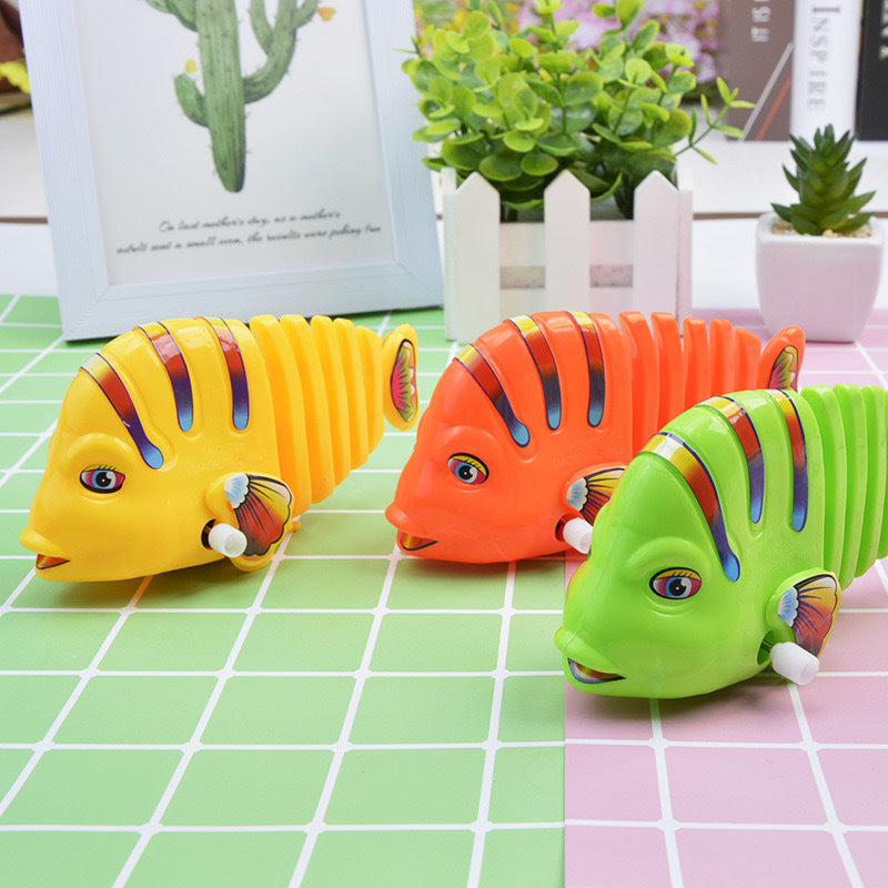Chain fish spring swing cartoon fish colorful chain swing fish chain toy fish stall toys wholesale - image 4