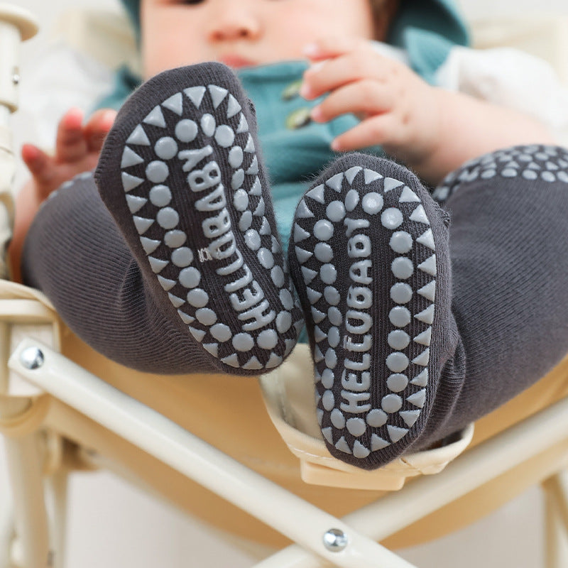 Baby Knee-High Socks Autumn A-Class Cotton Non-Slip Toddler Socks for Boys and Girls Children's Floor Socks Baby Socks - image 3