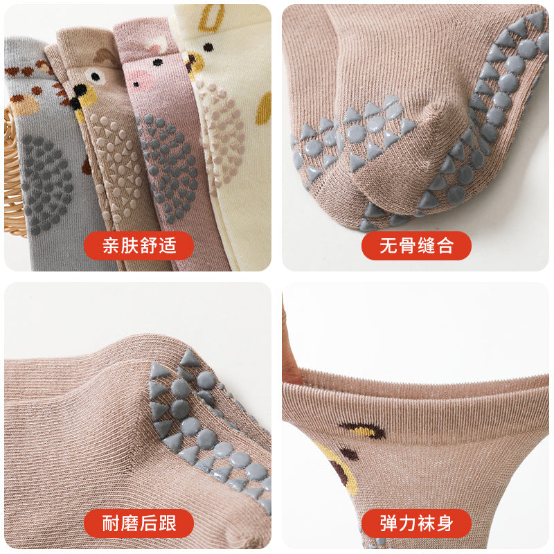 Baby Knee-High Socks Autumn A-Class Cotton Non-Slip Toddler Socks for Boys and Girls Children's Floor Socks Baby Socks - image 4