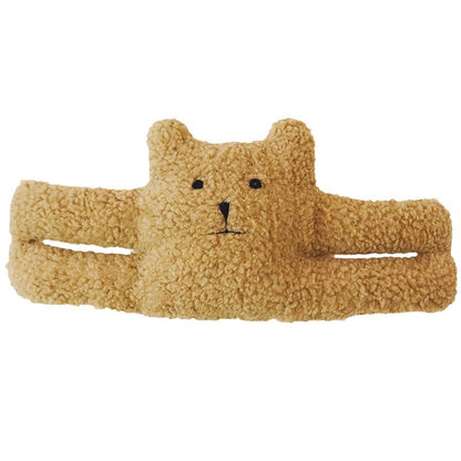 ins Nordic anti-pinch hand door card baby children's room Anti-pinch hand door hanging cartoon White Rabbit Brown Bear plush doll - image 5