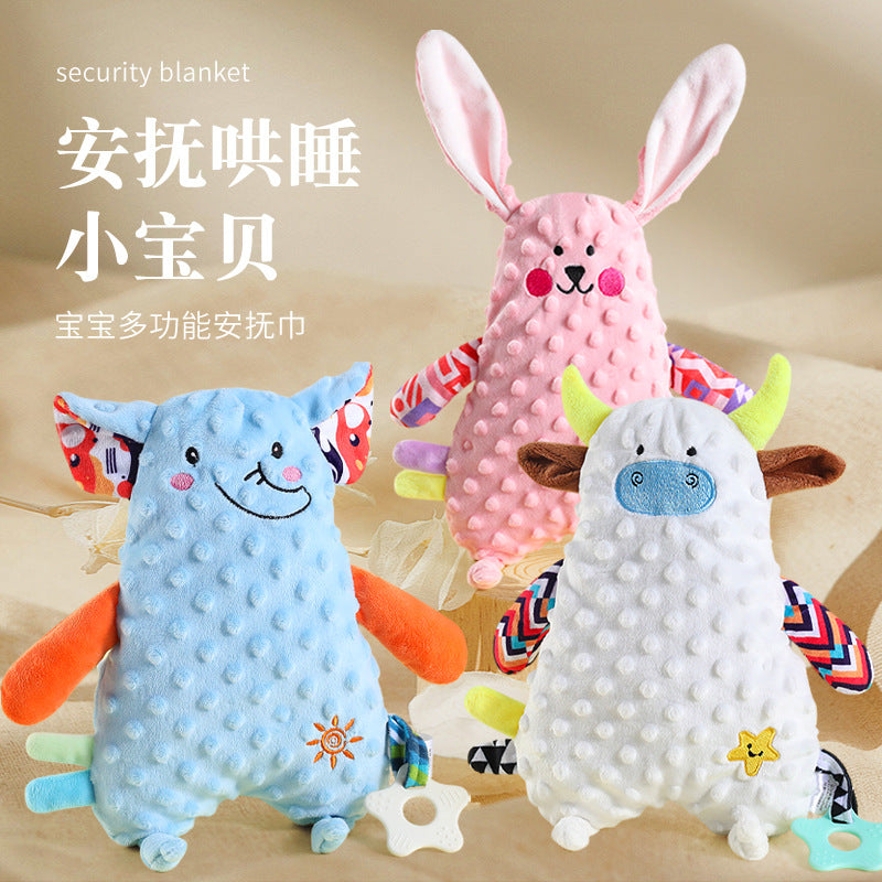 Cross-Border Baby Comfort Napkin Baby Sleeping Plush Animal Cartoon Doll Beanie Doll Doll Toy - image 2