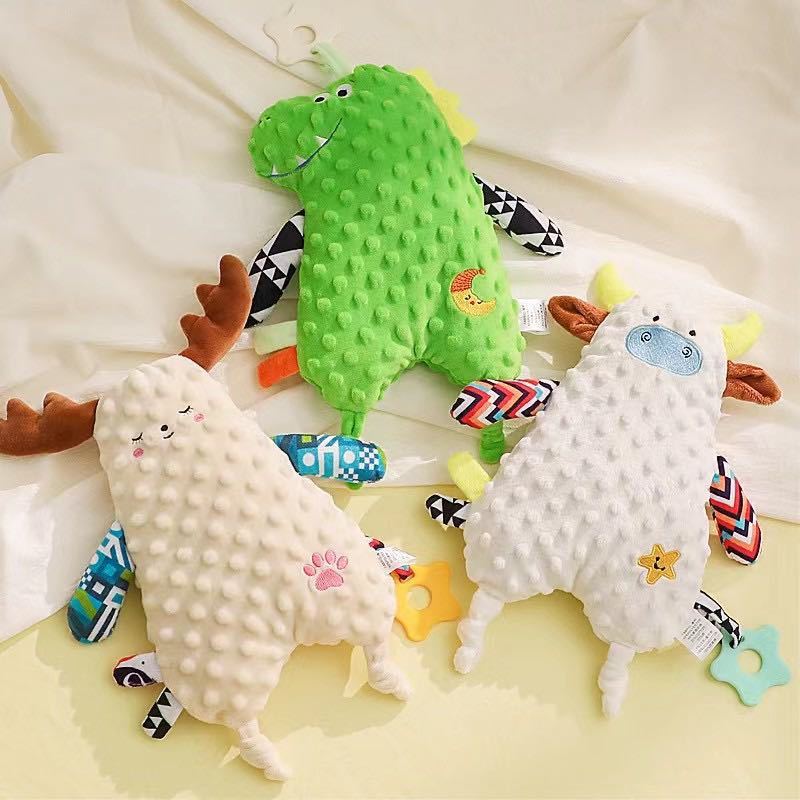 Cross-Border Baby Comfort Napkin Baby Sleeping Plush Animal Cartoon Doll Beanie Doll Doll Toy - image 3