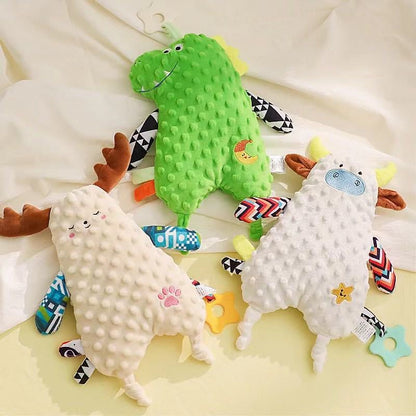 Cross-Border Baby Comfort Napkin Baby Sleeping Plush Animal Cartoon Doll Beanie Doll Doll Toy - image 3