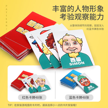 Guess Who I Am Board Game Double Educational Children's Toys Parent-Child Interactive Game Memory Logic Card Cross-Border - image 4