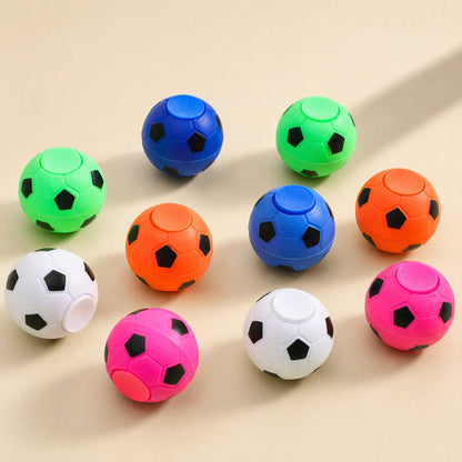 Football-shaped fingertip gyro spinning top, listed as non-electric. - view 3