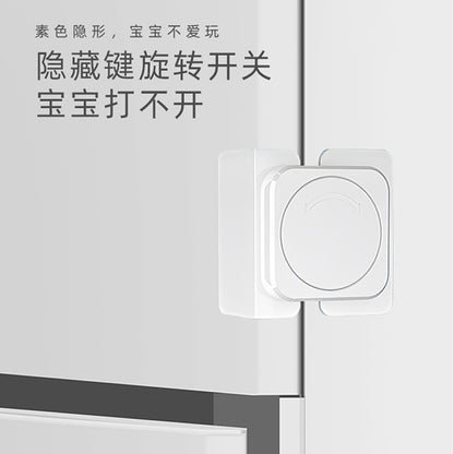 Multifunctional Drawer Child Safety Lock Buckle Baby Baby Clamp Hand Open Cabinet Moving Door Refrigerator Window Safety Punch-Free - image 3
