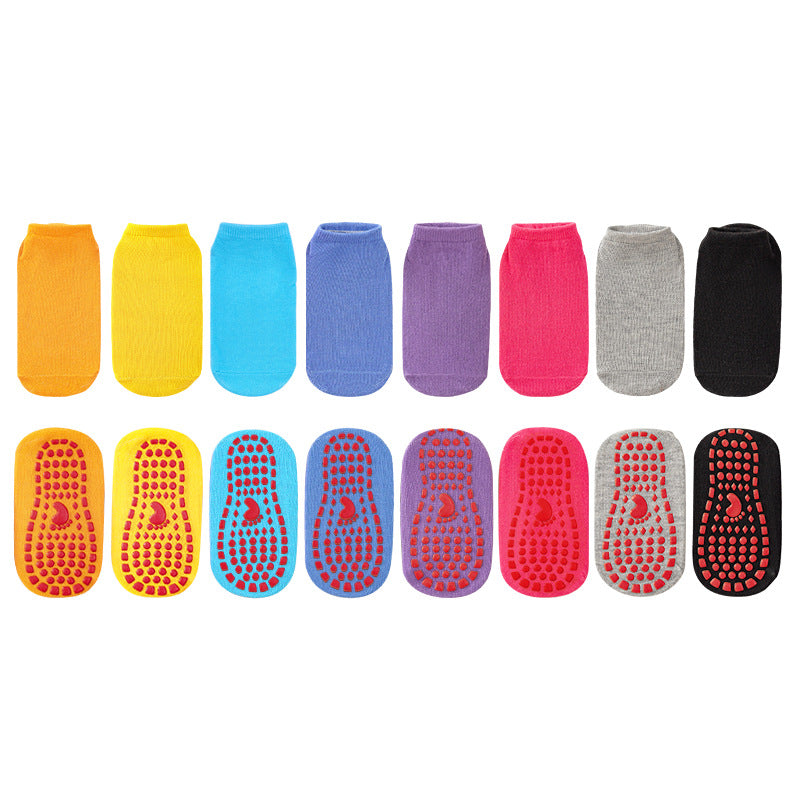 [Factory wholesale] Children's trampoline dispensing non-slip floor socks playground baby early adult yoga socks - image 5