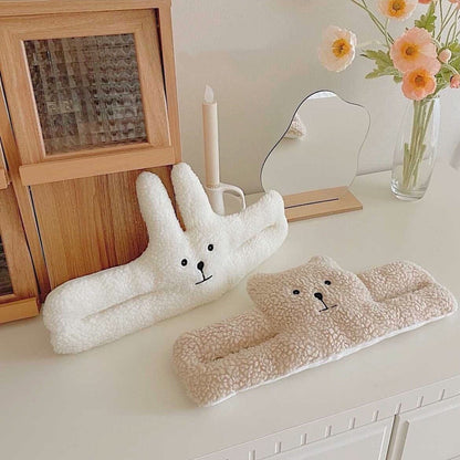 Ins Little Bear Lamb Fleece Toy Children's Anti-Pinch Door Stopper Baby Door Decoration Door Hanger Anti-Pinch Door Stopper - image 2