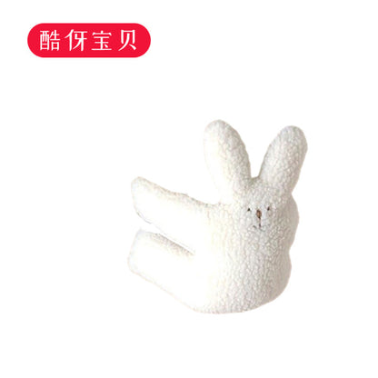 Ins Little Bear Lamb Fleece Toy Children's Anti-Pinch Door Stopper Baby Door Decoration Door Hanger Anti-Pinch Door Stopper - image 5