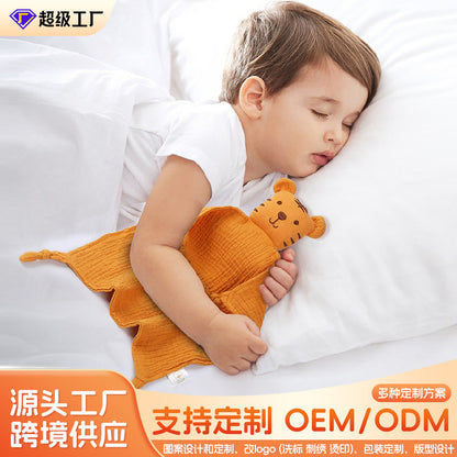 Amuse Towel Baby Entrance Gauze Doll Newborn Baby Sleeping Artifact 0-3 Years Old Sleeping Doll Toy - image 1