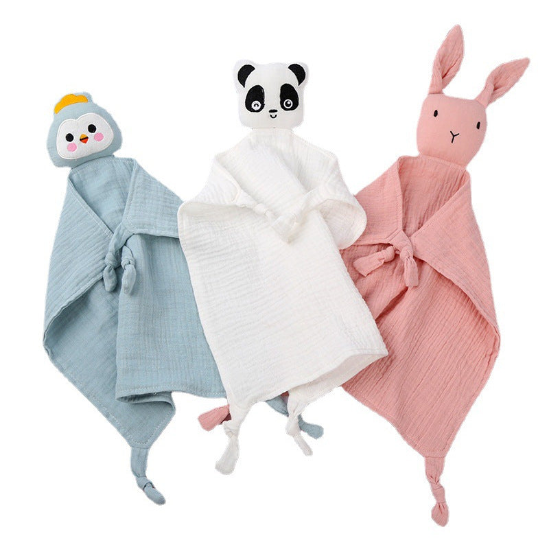Amuse Towel Baby Entrance Gauze Doll Newborn Baby Sleeping Artifact 0-3 Years Old Sleeping Doll Toy - image 5