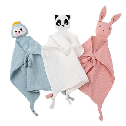Amuse Towel Baby Entrance Gauze Doll Newborn Baby Sleeping Artifact 0-3 Years Old Sleeping Doll Toy - image 5