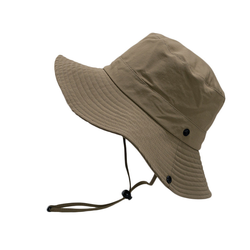 Parent-Child Outdoor Sunshade Hat Summer Men's Leisure Sports Mountaineering Sun Hat Fisherman Hat Japanese Basin Hat - image 5