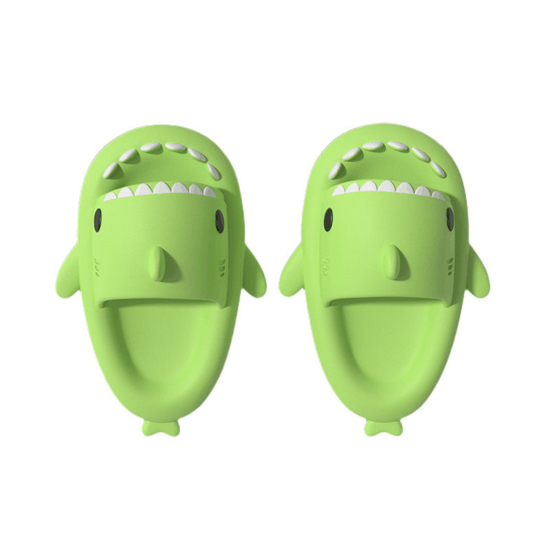 4cm Thick Bottom Shark Parent-Child Slippers Women's Funny Home Cartoon Children's EVA Sandals Shit Feeling Thick Bottom Slippers for Men - image 5