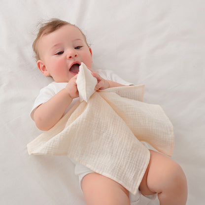 Baby Comfort Towel Hand Puppet Toy, Cute Sleep Aid for Babies, Newborn Gauze Pure Cotton Star and Moon Doll - image 2