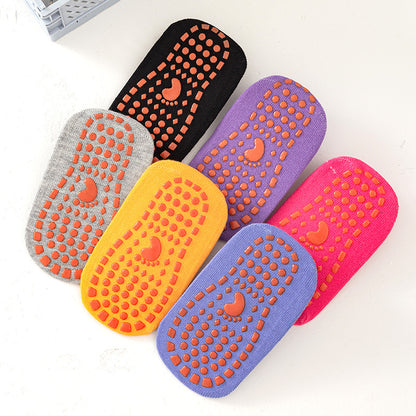 Carefully Selected Parent-Child Adhesive Grip Floor Socks for Babies, Toddler Non-Slip Socks, Playground Children's Trampoline Yoga Socks, Short Socks - image 3
