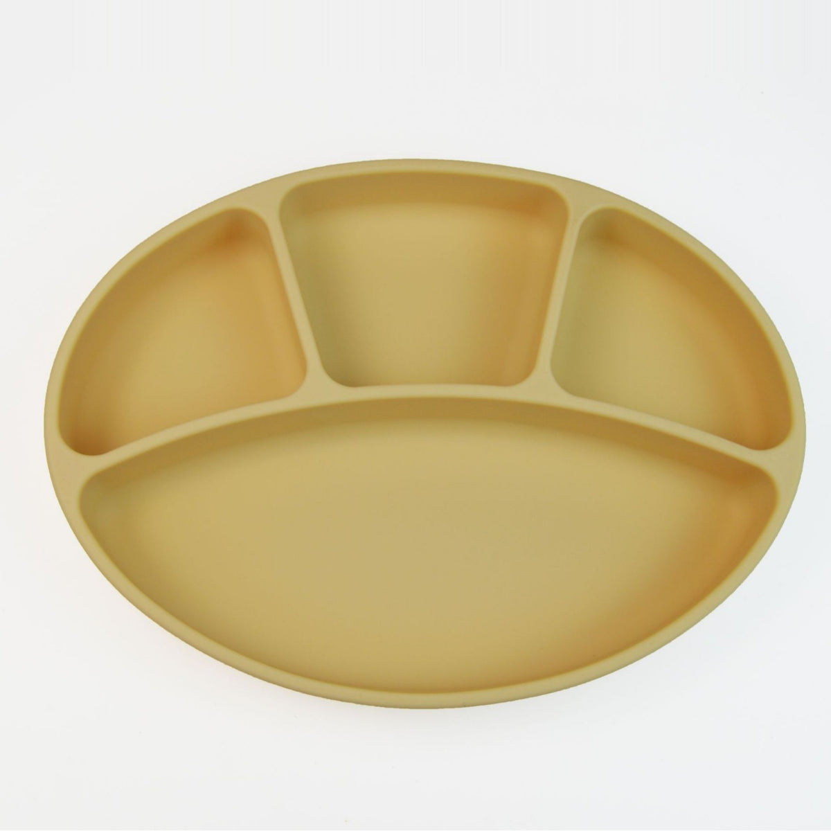 Korean Ins Kidsren's Silicone Compartment Suction Cup Dinner Plate Baby Tableware Can Be Boiled and Sterilized All-In-One Food Bowl - image 5