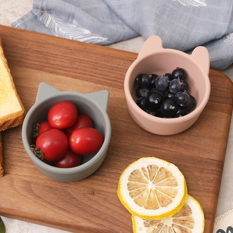 Cross-Border New Children's Tableware Silicone Bowl Baby Baby Food Bowl Snack Bowl Mother and Baby Supplies Factory Wholesale - image 3