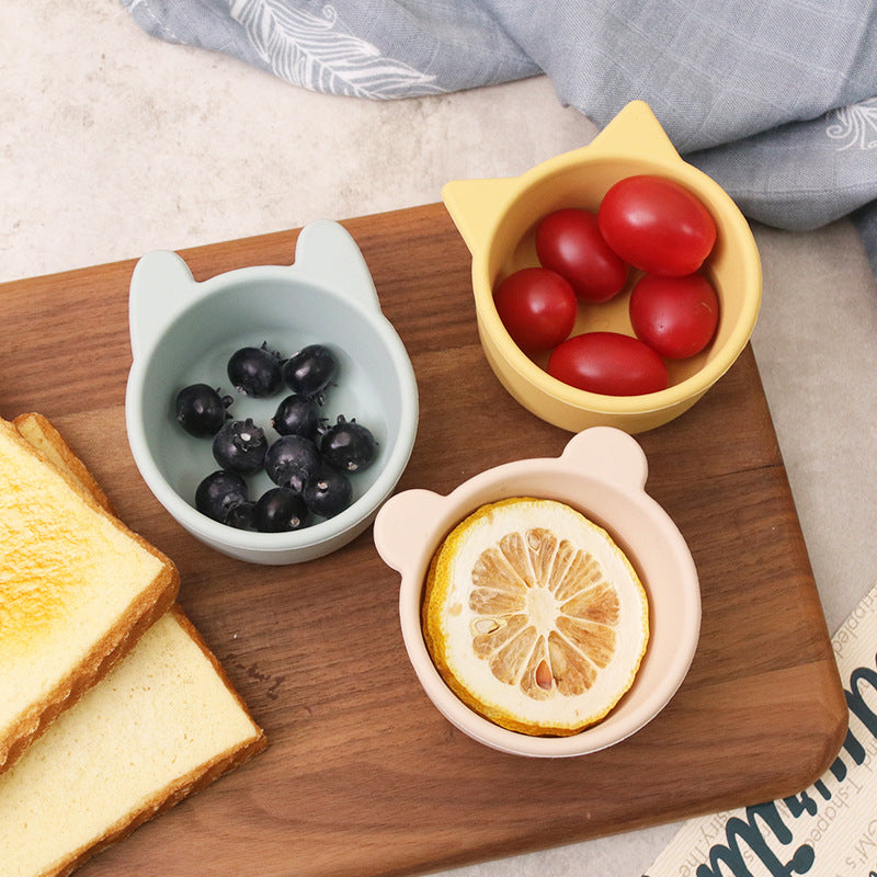 Cross-Border New Children's Tableware Silicone Bowl Baby Baby Food Bowl Snack Bowl Mother and Baby Supplies Factory Wholesale - image 4