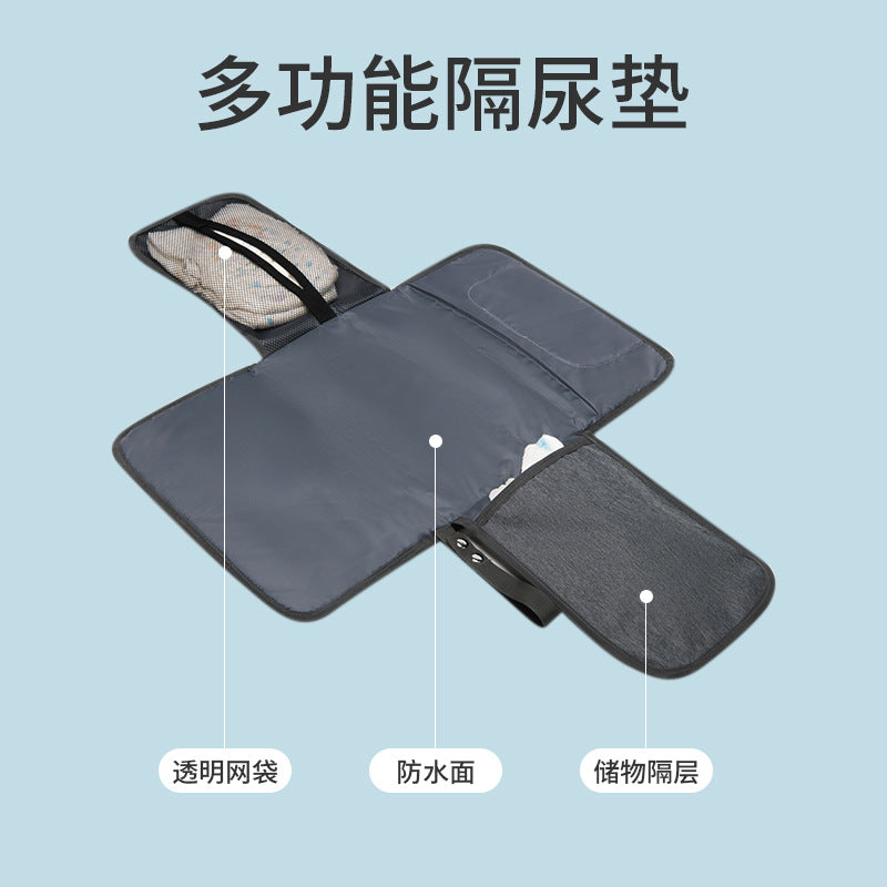 Factory Direct Supply Multi-functional Mummy Bag Baby Diaper Pad Portable Tissue Diaper Pad Storage Diaper Bag - image 3