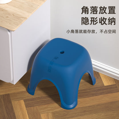 Plastic Bench Children's Stool Household Foot Stool Non-Slip Thickened Rubber Stool Adult Foot Stool Baby's Low Stool Bathroom Small Stool - image 3