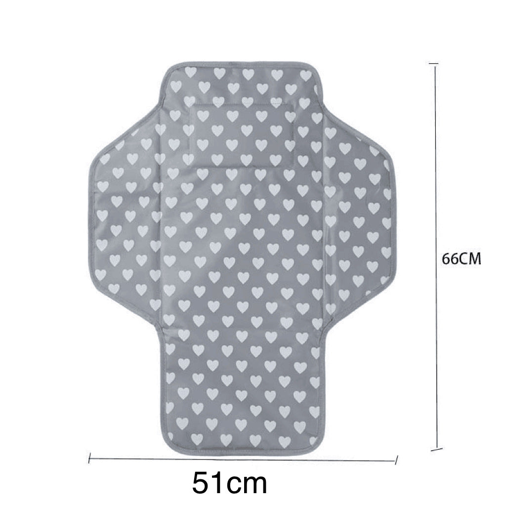 Baby portable diaper changing mat lightweight foldable diaper changing mat towel newborn diaper changing table - image 2