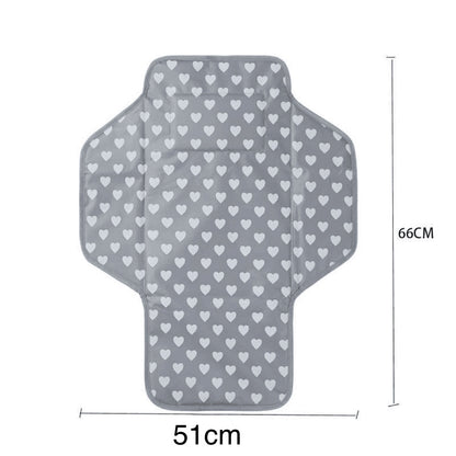 Baby portable diaper changing mat lightweight foldable diaper changing mat towel newborn diaper changing table - image 2