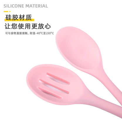Mini silicone spatula non-stick special high temperature resistant baby food spatula spatula spatula Spatula Silicone kitchenware 10 piece set - image 4