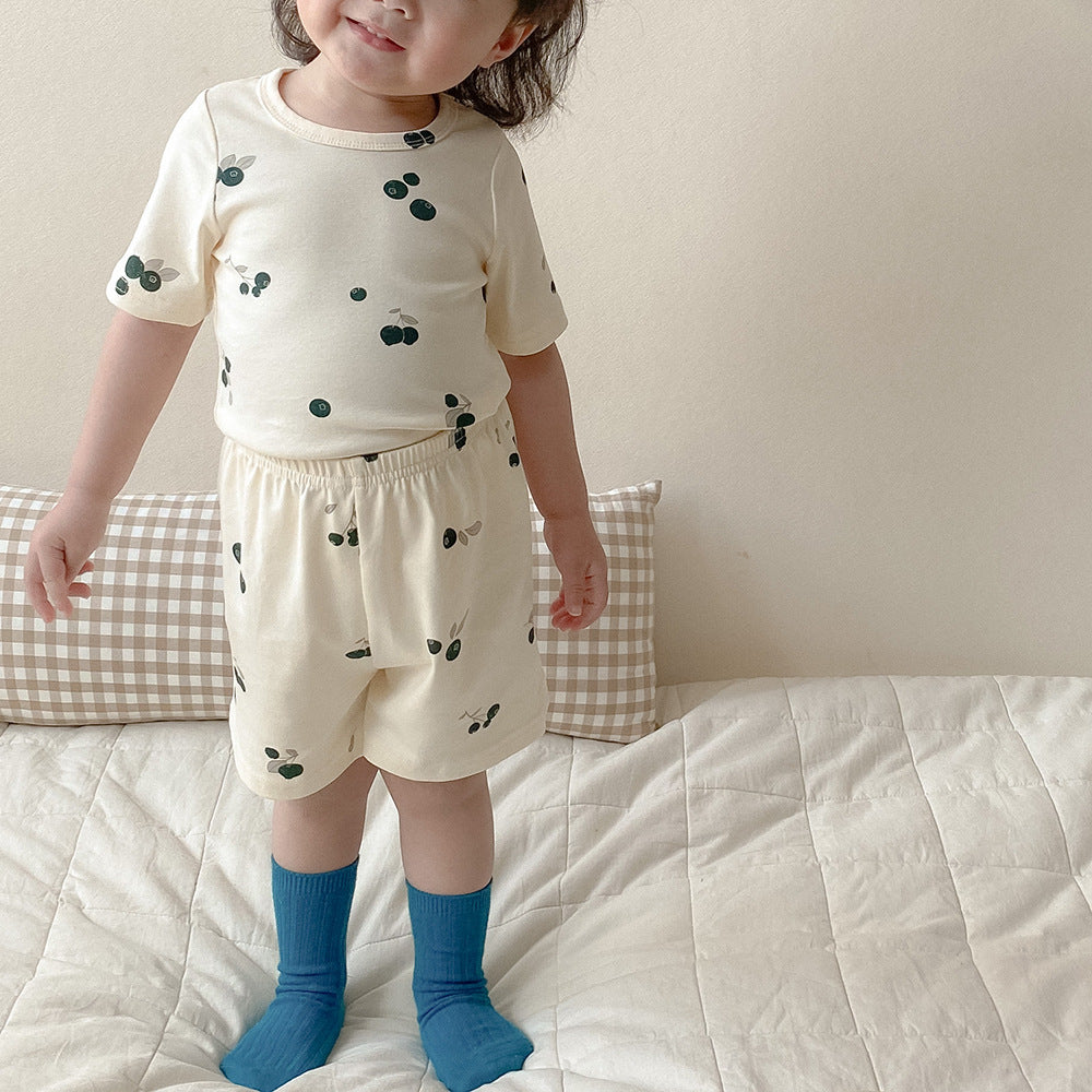 Summer Kids' Pajama Set Instagram-style for Girls