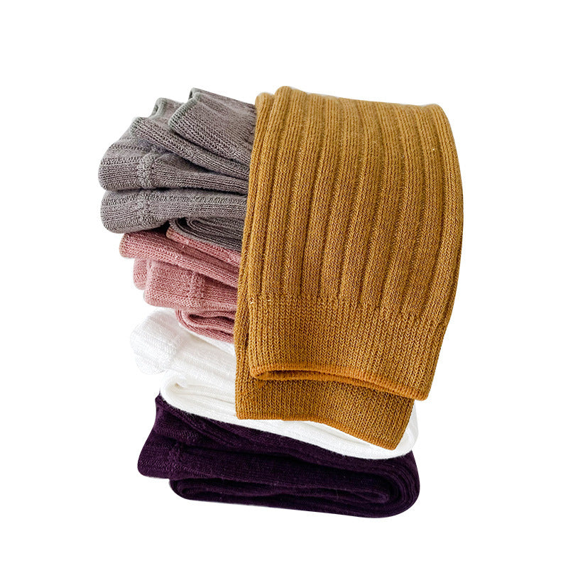 Girls Spring & Fall New Elastic Pantyhose Kidsren's Outer Wear Korean Style Casual Socks Pants Nine-Point Leggings - image 5