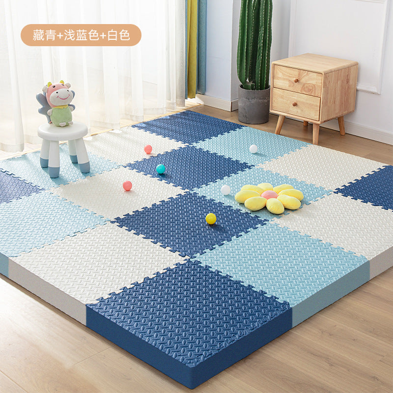Factory wholesale 1.2 thick secondary product puzzle stitching foam floor mat baby crawling mat living room tatami mat - image 4