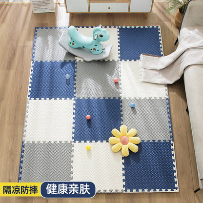 Factory wholesale baby crawling mat children bedroom tatami floor mat living room floor mat stitching foam floor mat - image 3