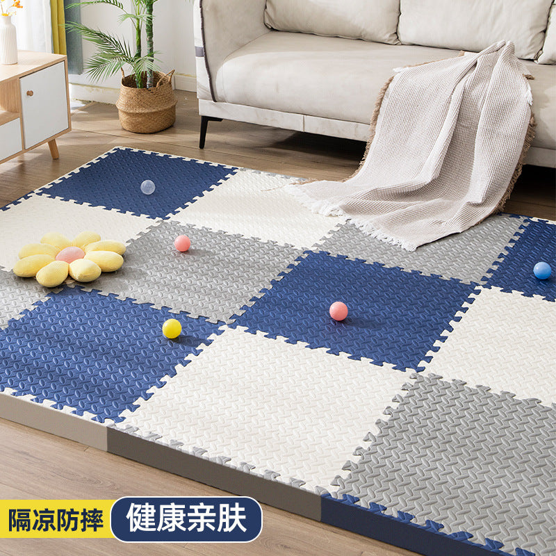 Factory wholesale baby crawling mat children bedroom tatami floor mat living room floor mat stitching foam floor mat - image 4