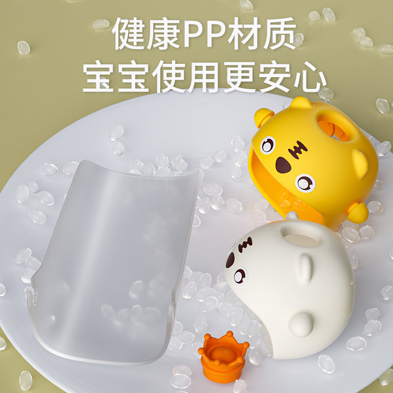 Little Tiger Cartoon Silicone Faucet Switch Extender Kidsren's Baby Hand Washing Anti-Splash Extension Extender - image 3