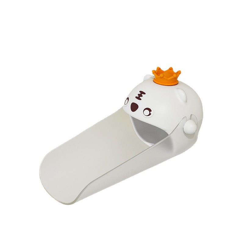 Little Tiger Cartoon Silicone Faucet Switch Extender Kidsren's Baby Hand Washing Anti-Splash Extension Extender - image 5