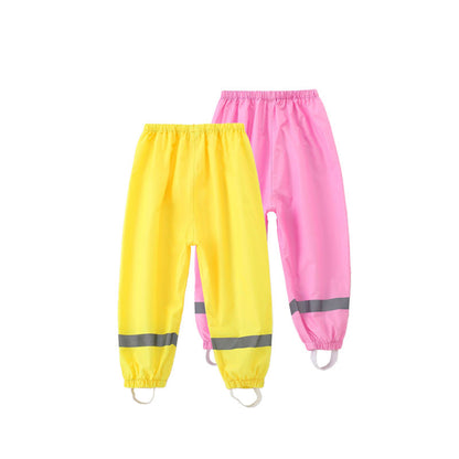 Children's Rain Pants for Girls and Boys Waterproof Pants for Babies' Rainproof Children's Kindergarten Comfortable Water and Sand Rush Pants - image 4