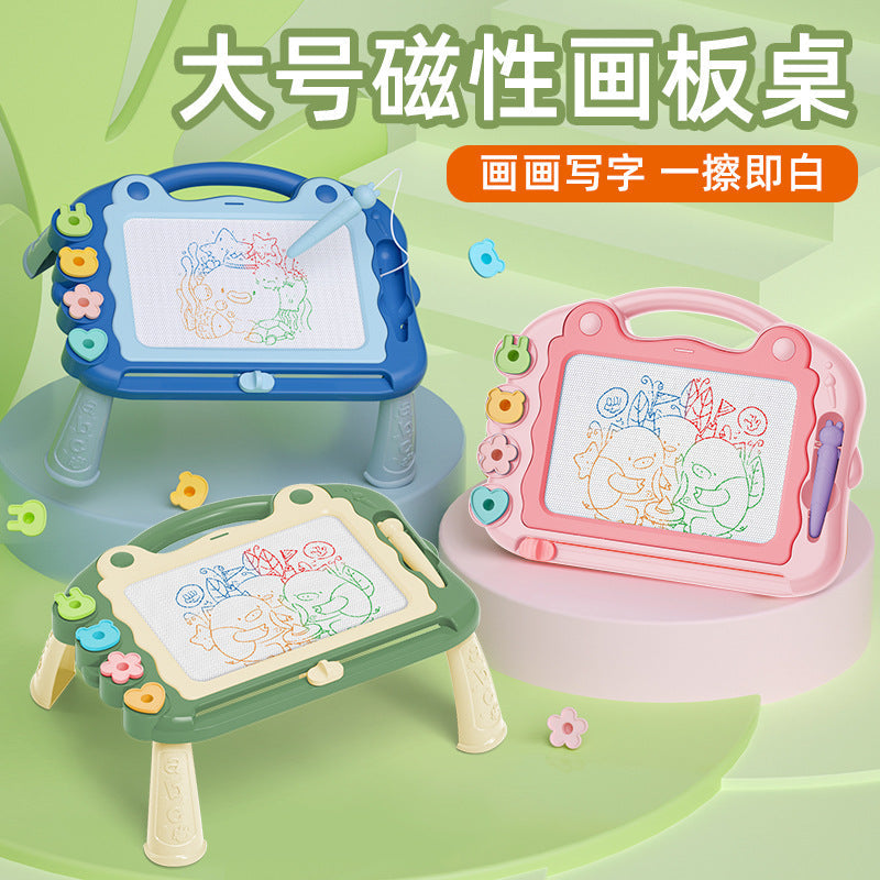 Cross-border popular children's color magnetic drawing board baby kindergarten learning painting graffiti detachable writing board - image 3