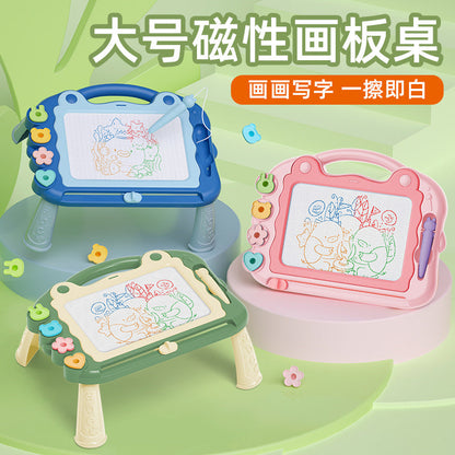 Cross-border popular children's color magnetic drawing board baby kindergarten learning painting graffiti detachable writing board - image 3