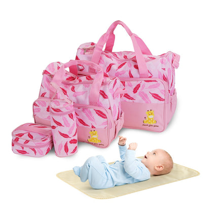 5-Piece Diaper Travel Bag Set