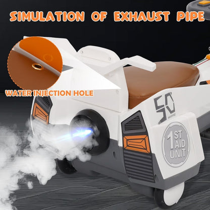 Electric Ride on Wiggle Car for Kids Toddlers with Light