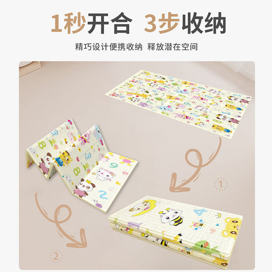Wholesale XPE Climbing Mat Thickened Children Double-sided Printing Foldable Foam Mat Baby Climbing Mat Home Floor Mat - image 2