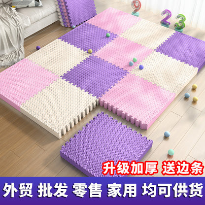 Foam Floor Mats Wholesale, Interlocking Floor Mats, Non-Slip Puzzle Lock Floor Mats, Children's Crawling Mats, Baby Crawling Mats, Cross-Border - image 3