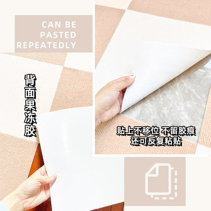 Spliced Carpet for Living Room, Self-Adhesive Japanese-Style Glue-Free Floor Mat, Children's Bedroom Floor, Baby Crawling Mat, Static Electricity Adsorption - image 2