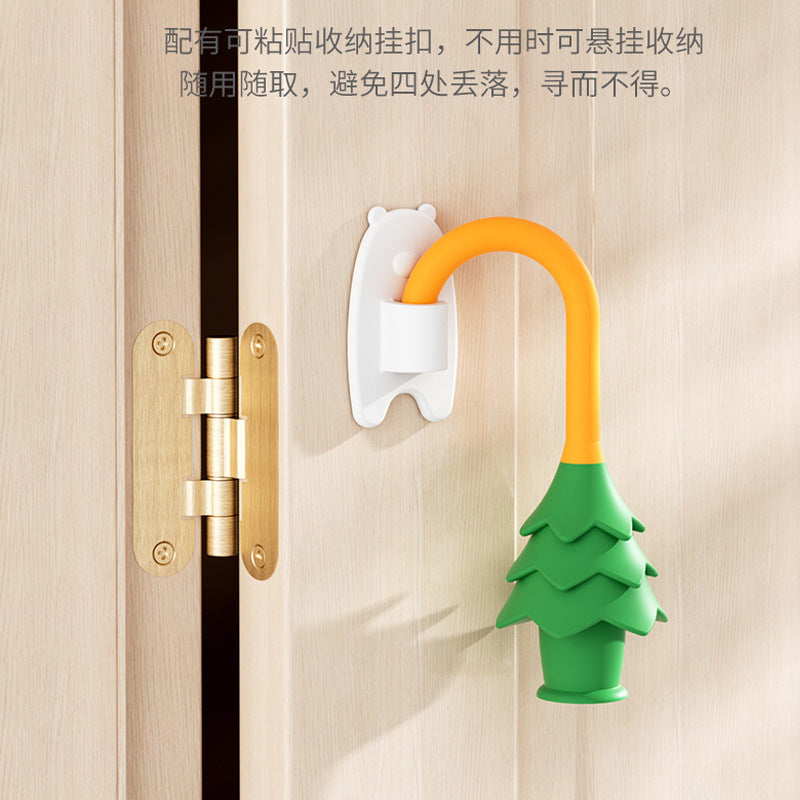 Cross-Border Baby Safety Door Hinge Lock, Child Safety Door Stopper, Rotatable Anti-Pinch Door Clip - image 4